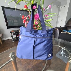 lululemon athletica Navy Blue Tote Bag